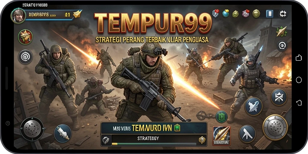 Tampilan antarmuka pengguna TEMPUR99 yang intuitif dan jelas.
